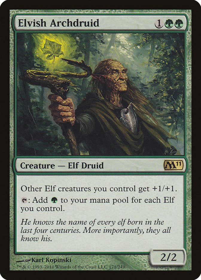 Elvish Archdruid [Magic 2011] (M11 171)