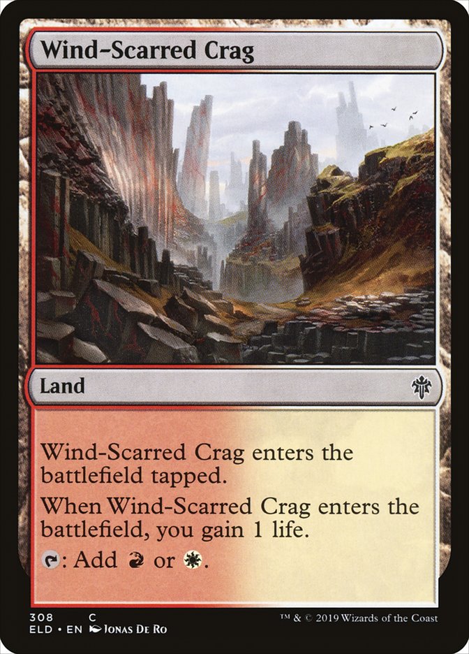 Wind-Scarred Crag [Throne of Eldraine] (ELD 308)