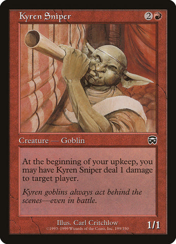 Kyren Sniper [Mercadian Masques] (MMQ 199)