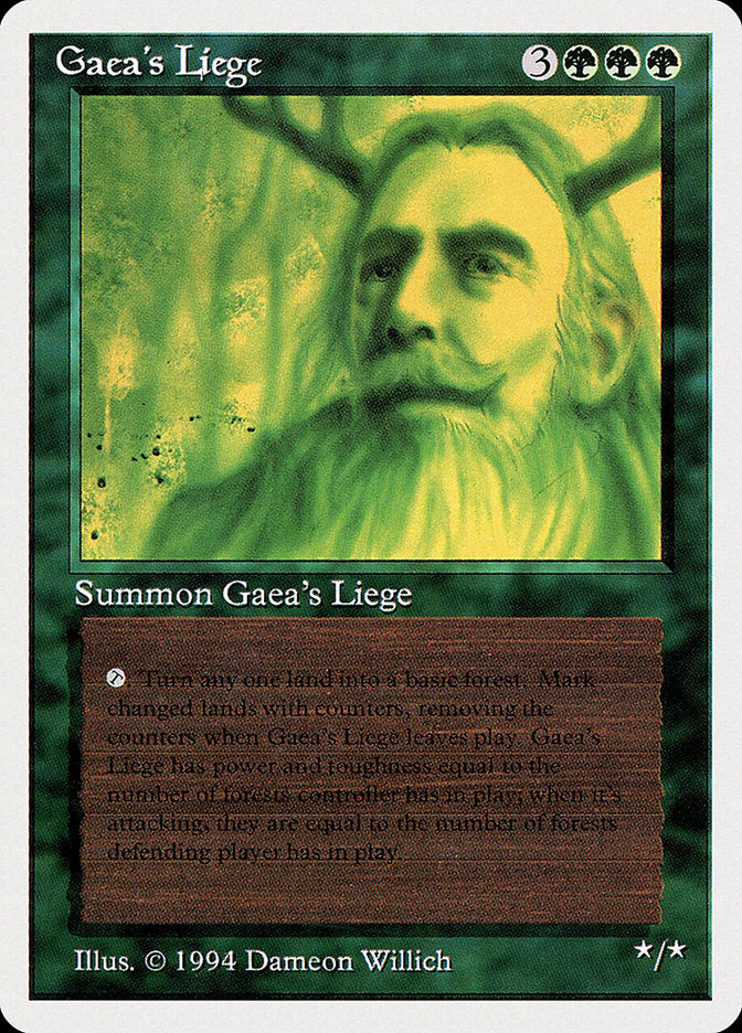 Gaea's Liege [Summer Magic / Edgar] (SUM 198)