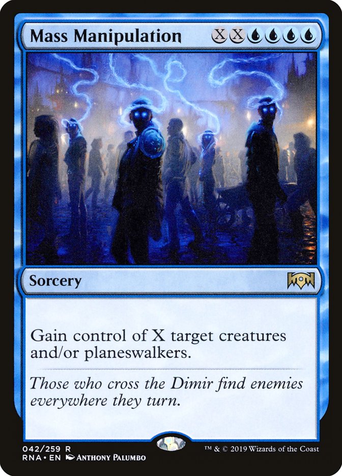 Mass Manipulation [Ravnica Allegiance] (RNA 42)