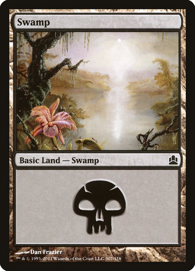 Swamp (#307) [Commander 2011] (CMD 307)