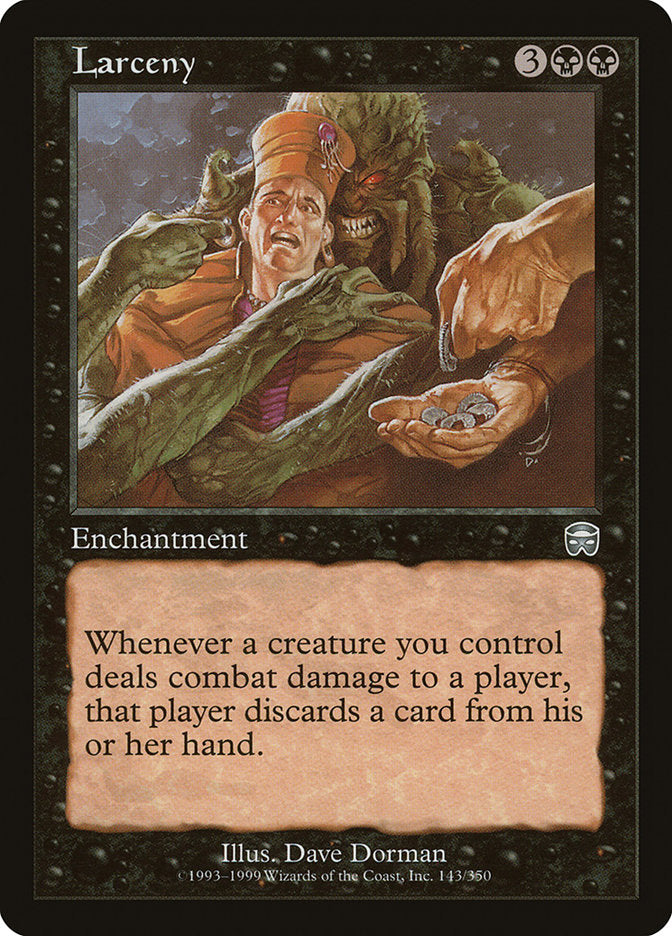 Larceny [Mercadian Masques] (MMQ 143)