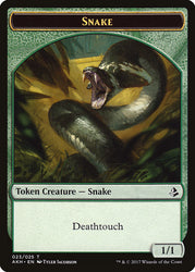 Aven Initiate // Snake Token [Amonkhet Tokens]