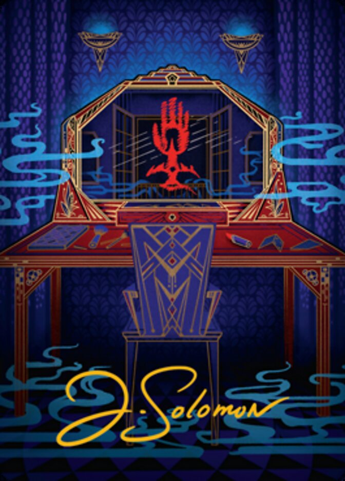 Obscura Charm Art Card (Gold-Stamped Signature) [Streets of New Capenna Art Series] (ASNC 73)