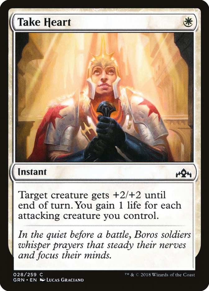 Take Heart [Guilds of Ravnica] (GRN 28)