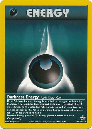 Darkness Energy (104/111) [Neo Genesis]