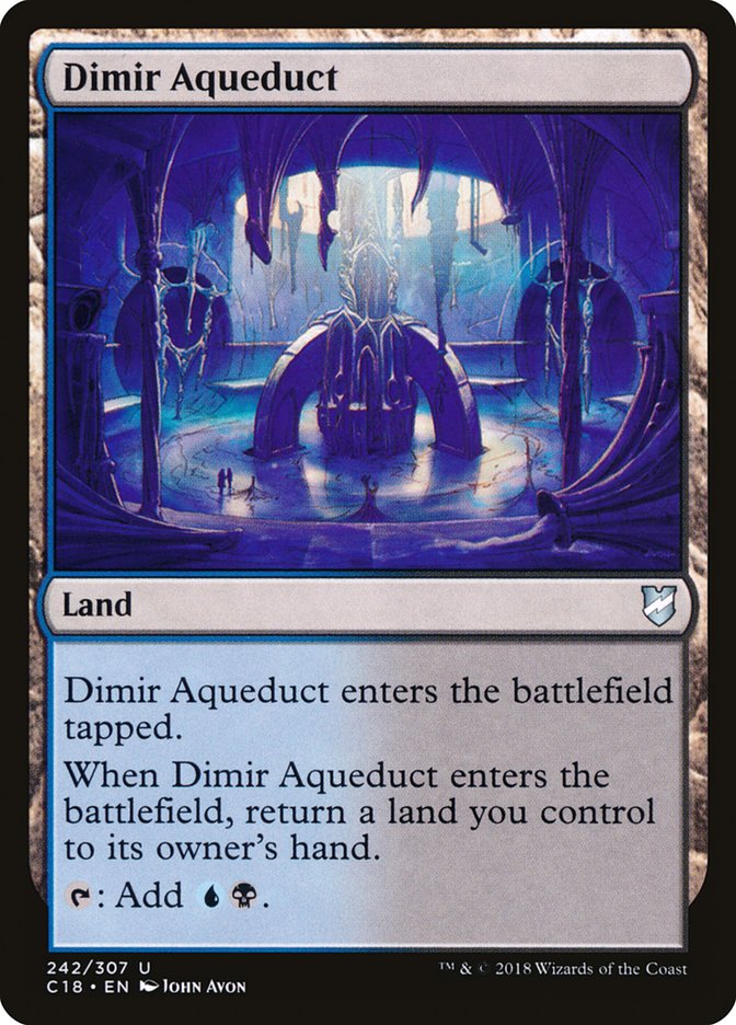 Dimir Aqueduct [Commander 2018] (C18 242)