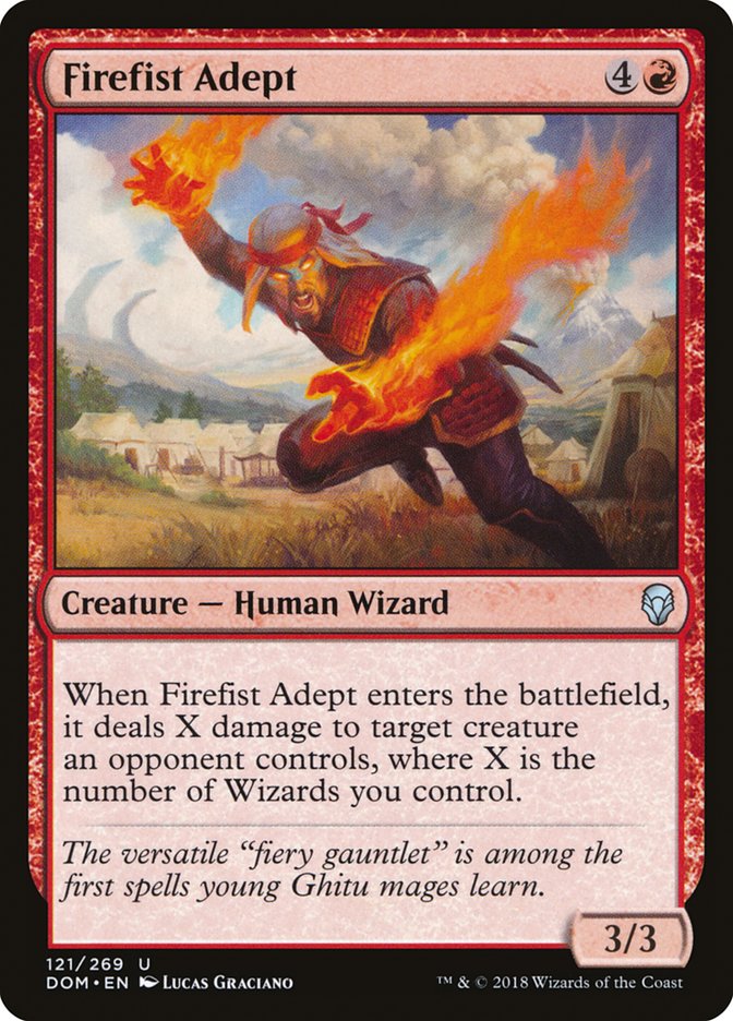 Firefist Adept [Dominaria] (DOM 121)