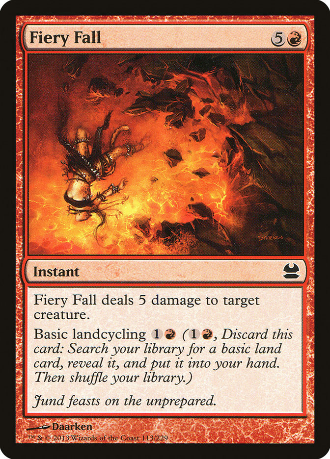 Fiery Fall [Modern Masters] (MMA 113)