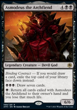 Asmodeus the Archfiend (Promo Pack) [Dungeons & Dragons: Adventures in the Forgotten Realms Promos] (PAFR 99)