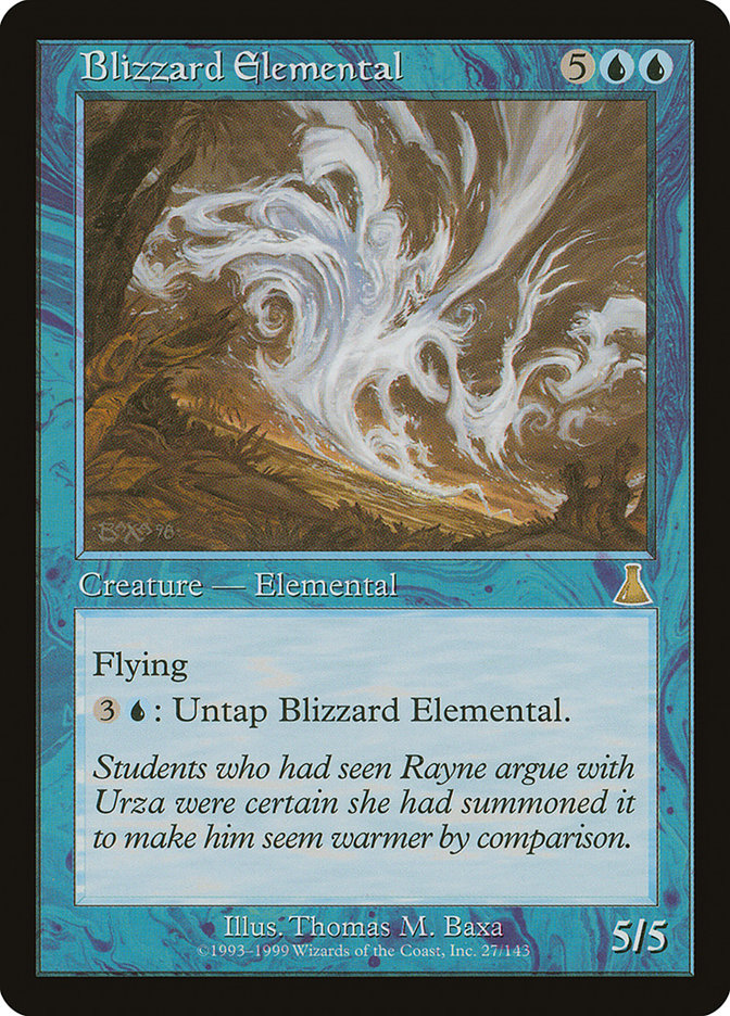 Blizzard Elemental [Urza's Destiny] (UDS 27)