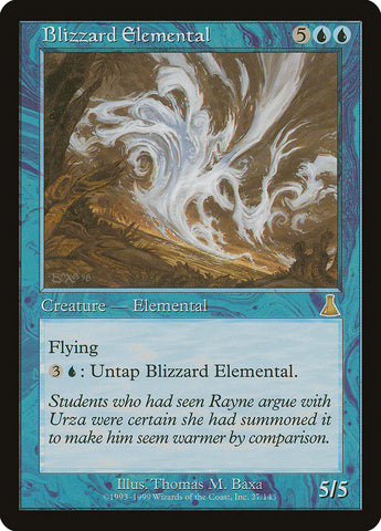 Blizzard Elemental [Urza's Destiny] (UDS 27)
