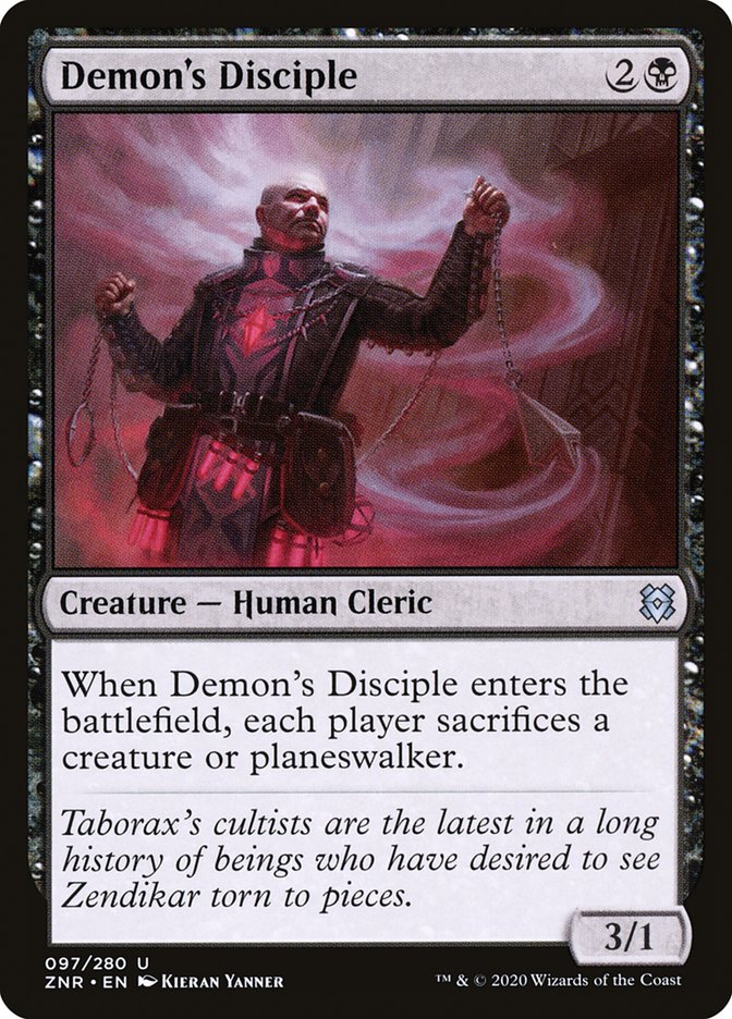Demon's Disciple [Zendikar Rising] (ZNR 97)
