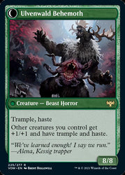 Ulvenwald Oddity // Ulvenwald Behemoth [Innistrad: Crimson Vow] (VOW 225)