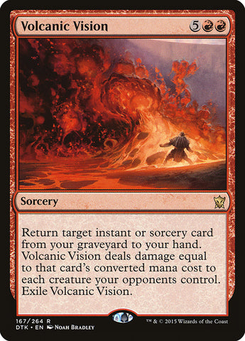 Volcanic Vision [Dragons of Tarkir] (DTK 167)