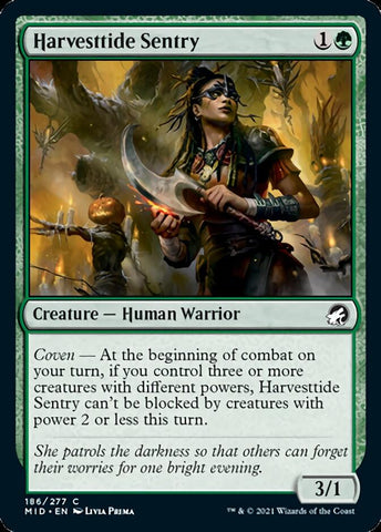 Harvesttide Sentry [Innistrad: Midnight Hunt] (MID 186)