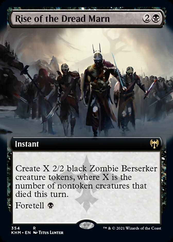 Rise of the Dread Marn (Extended Art) [Kaldheim] (KHM 354)