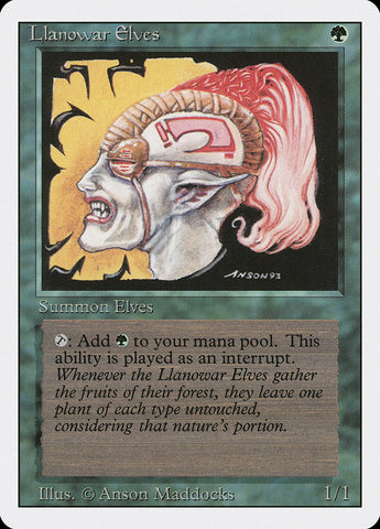 Llanowar Elves [Revised Edition] (3ED 211)
