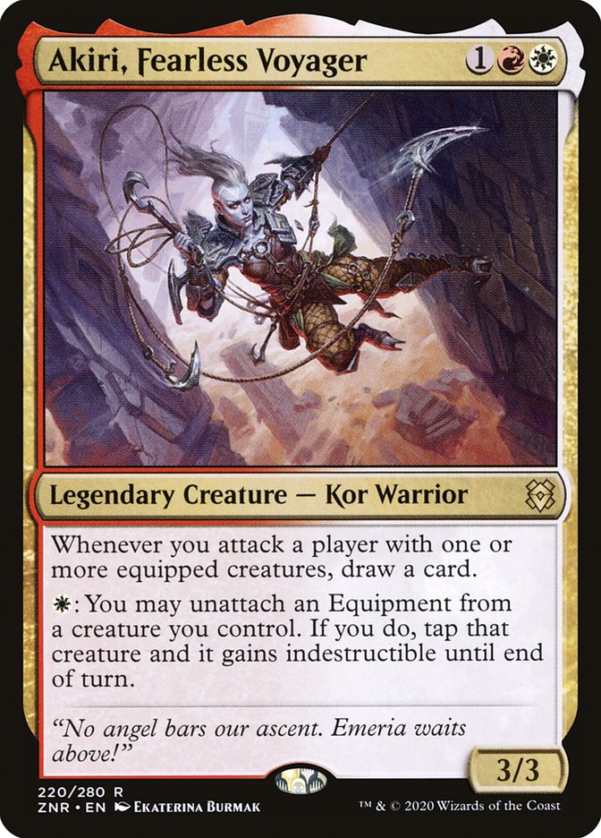 Akiri, Fearless Voyager [Zendikar Rising] (ZNR 220)