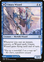 Umara Wizard // Umara Skyfalls [Zendikar Rising] (ZNR 86)