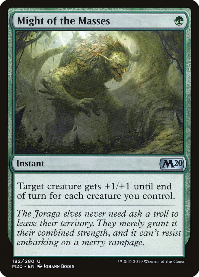 Might of the Masses [Core Set 2020] (M20 182)