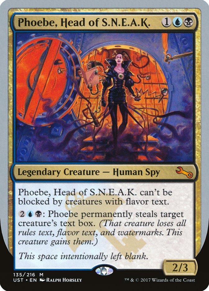 Phoebe, Head of S.N.E.A.K. [Unstable] (UST 135)