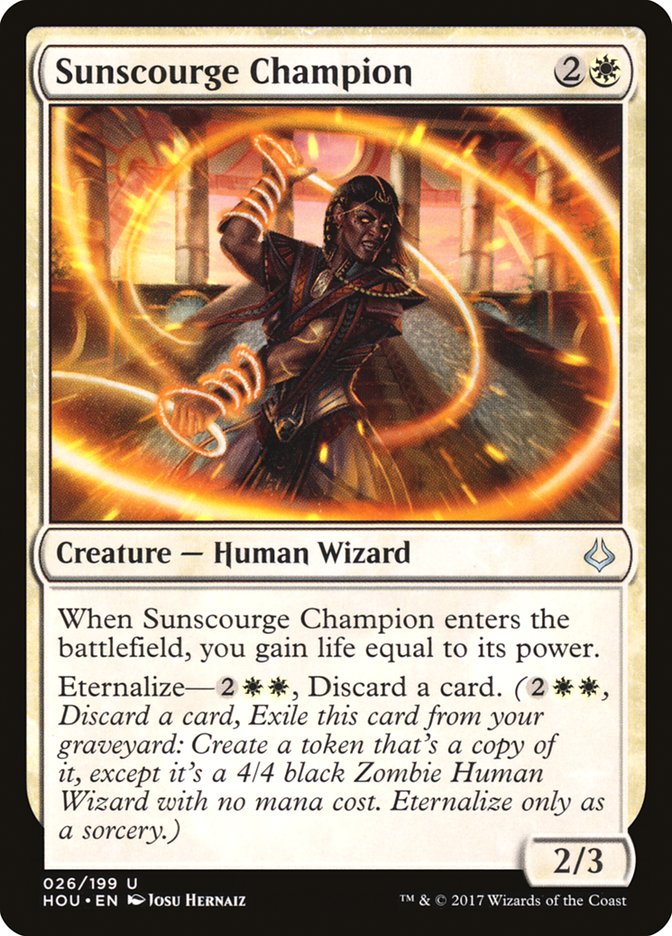 Sunscourge Champion [Hour of Devastation] (HOU 26)