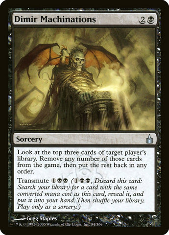 Dimir Machinations [Ravnica: City of Guilds] (RAV 84)
