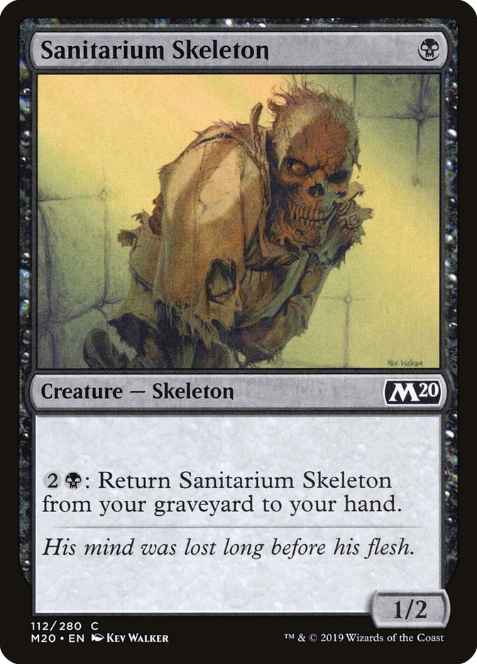 Sanitarium Skeleton [Core Set 2020] (M20 112)