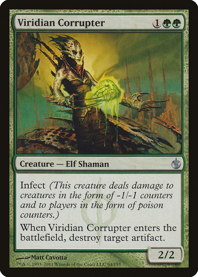 Viridian Corrupter [Mirrodin Besieged] (MBS 94)