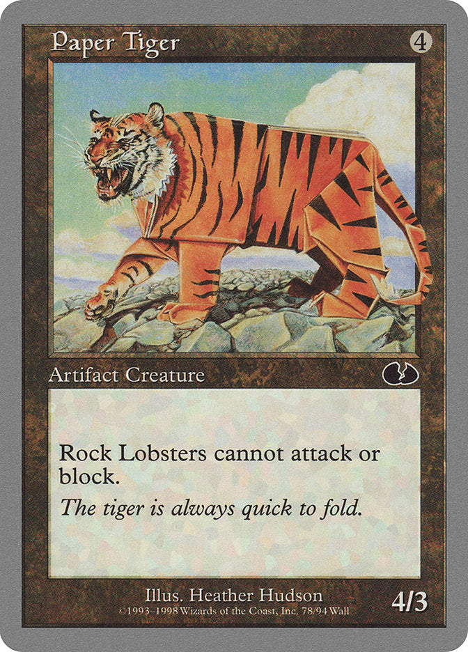 Paper Tiger [Unglued] (UGL 78)
