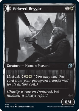 Beloved Beggar // Generous Soul [Innistrad: Double Feature] (DBL 3)