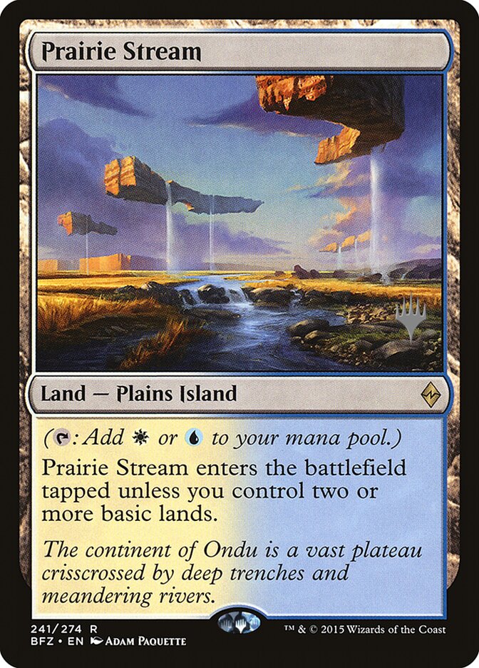 Prairie Stream [Battle for Zendikar Promos] (PBFZ 241P)