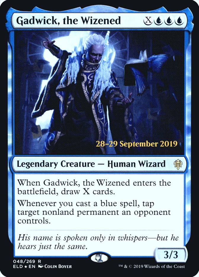 Gadwick, the Wizened  [Throne of Eldraine Prerelease Promos] (PELD 48S)