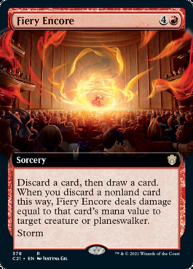 Fiery Encore (Extended) [Commander 2021] (C21 378)