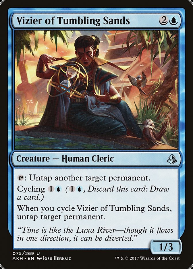 Vizier of Tumbling Sands [Amonkhet] (AKH 75)