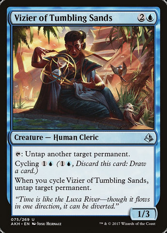 Vizier of Tumbling Sands [Amonkhet] (AKH 75)