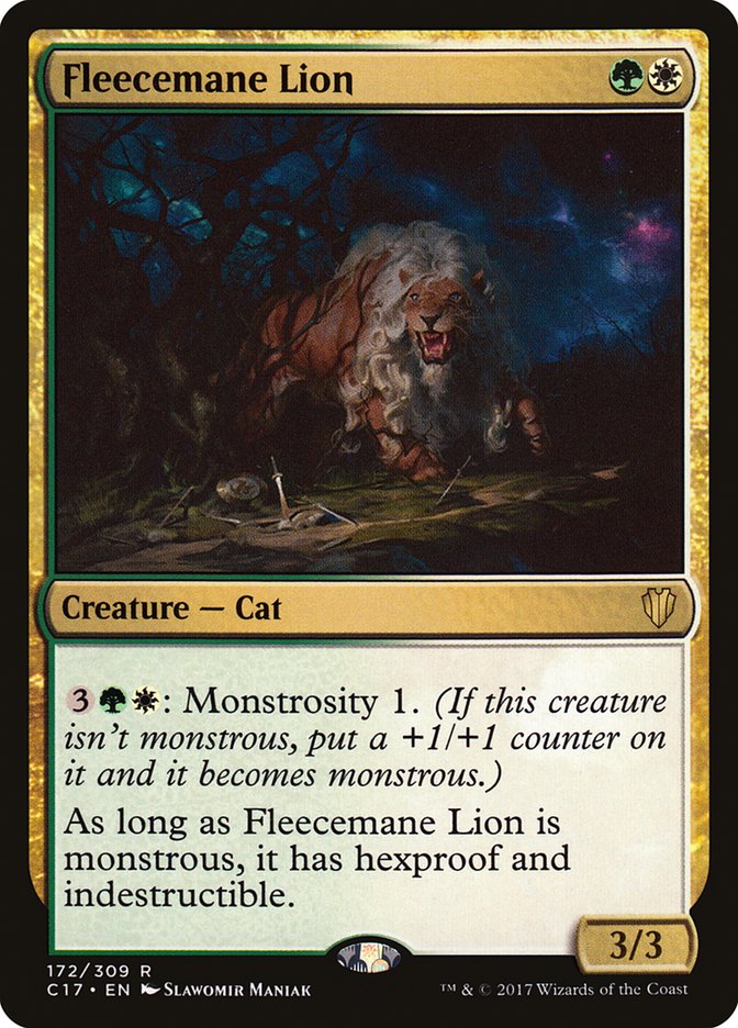 Fleecemane Lion [Commander 2017] (C17 172)
