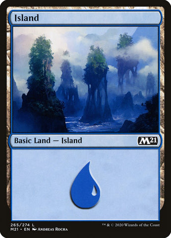 Island (#265) [Core Set 2021] (M21 265)