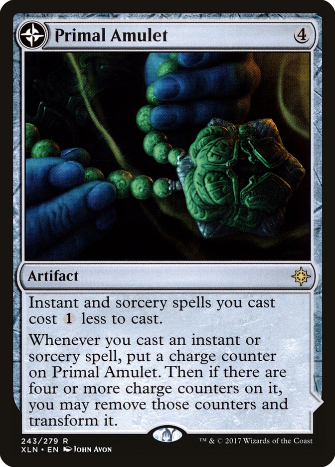 Primal Amulet // Primal Wellspring [Ixalan] (XLN 243)