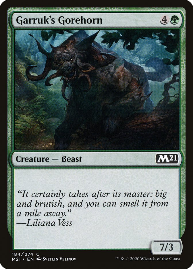 Garruk's Gorehorn [Core Set 2021] (M21 184)
