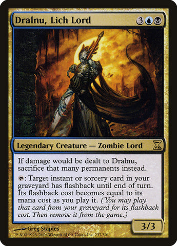 Dralnu, Lich Lord [Time Spiral] (TSP 237)