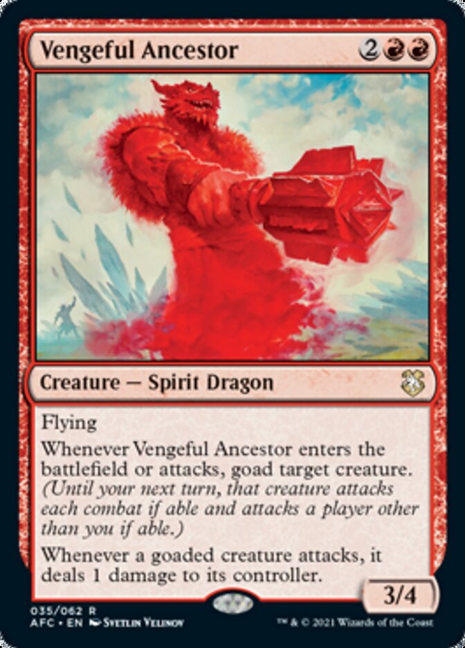 Vengeful Ancestor [Dungeons & Dragons: Adventures in the Forgotten Realms Commander] (AFC 35)
