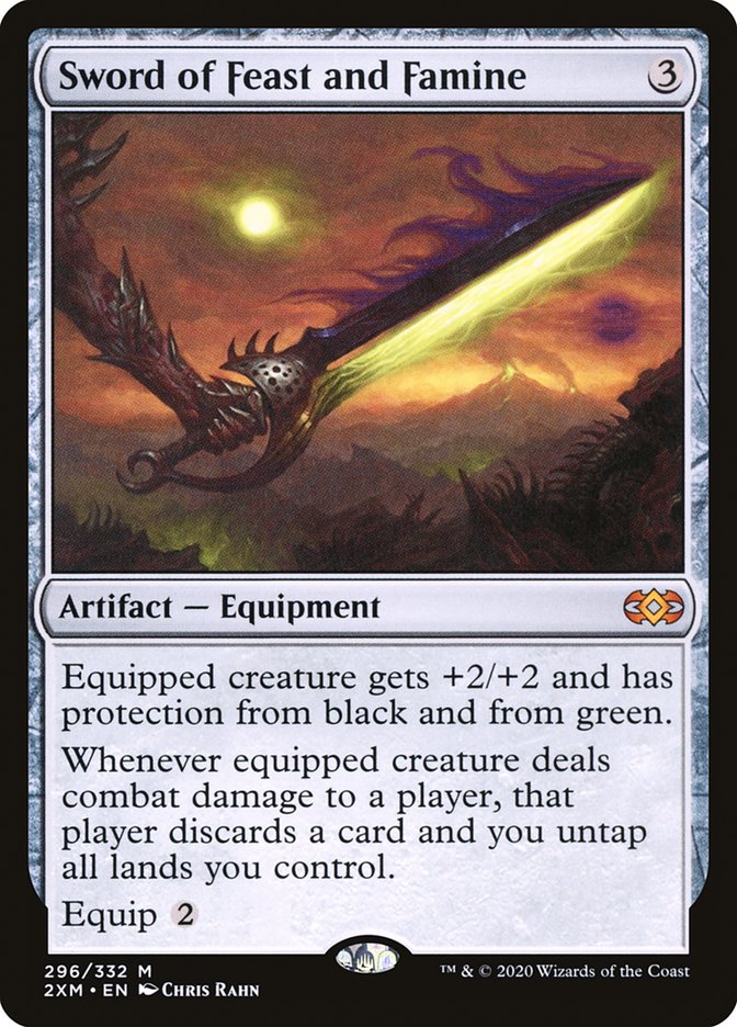Sword of Feast and Famine [Double Masters] (2XM 296)