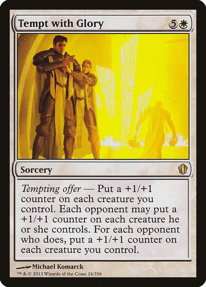 Tempt with Glory [Commander 2013] (C13 24)