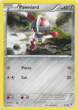 Pawniard (21/30) [XY: Trainer Kit - Bisharp & Wigglytuff]