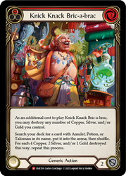 Knick Knack Bric-a-brac [EVR159] 1st Edition Rainbow Foil