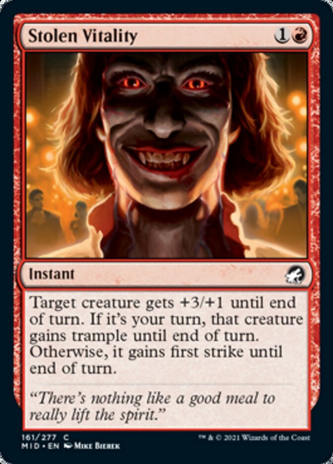 Stolen Vitality [Innistrad: Midnight Hunt] (MID 161)