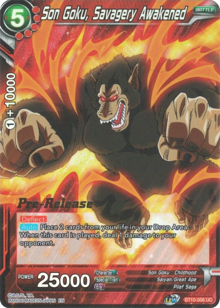 Son Goku, Savagery Awakened [BT10-006]